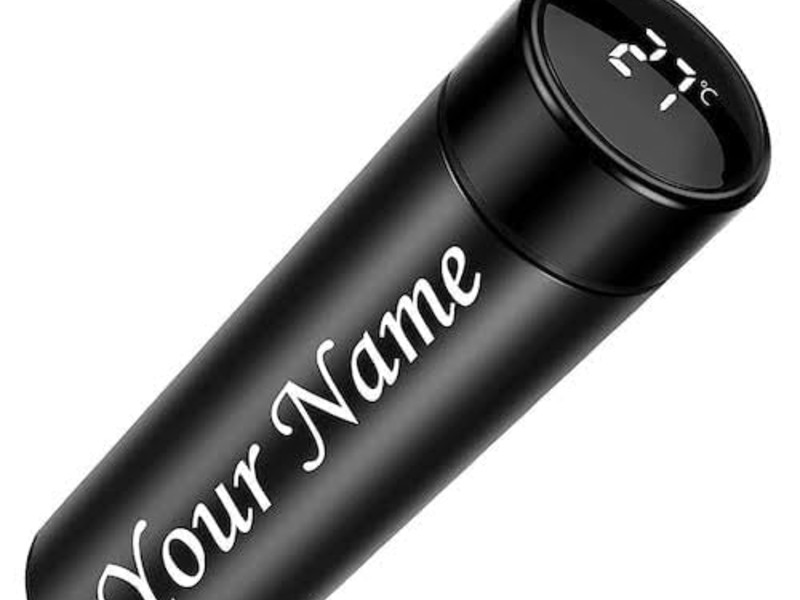customize temperature water bottle preview logo slide