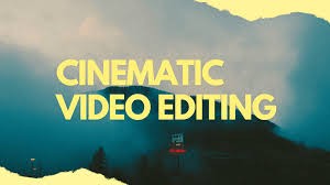Cinematic Video Editing preview logo slide