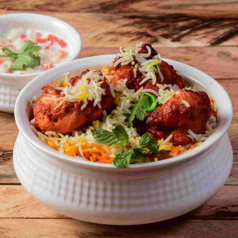Chicken fry biryani preview logo slide