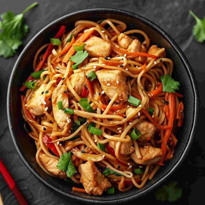 Chicken Noodles preview logo slide