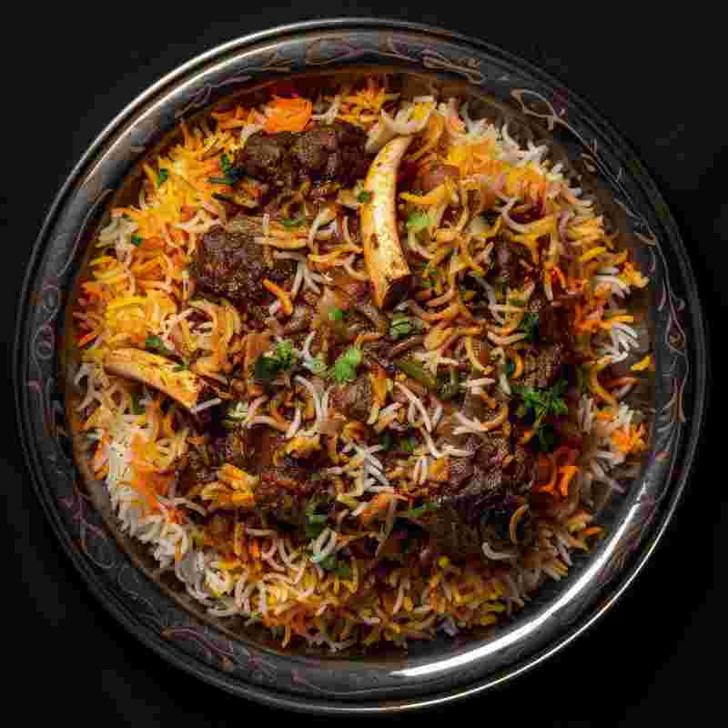 Mutton biryani preview logo slide